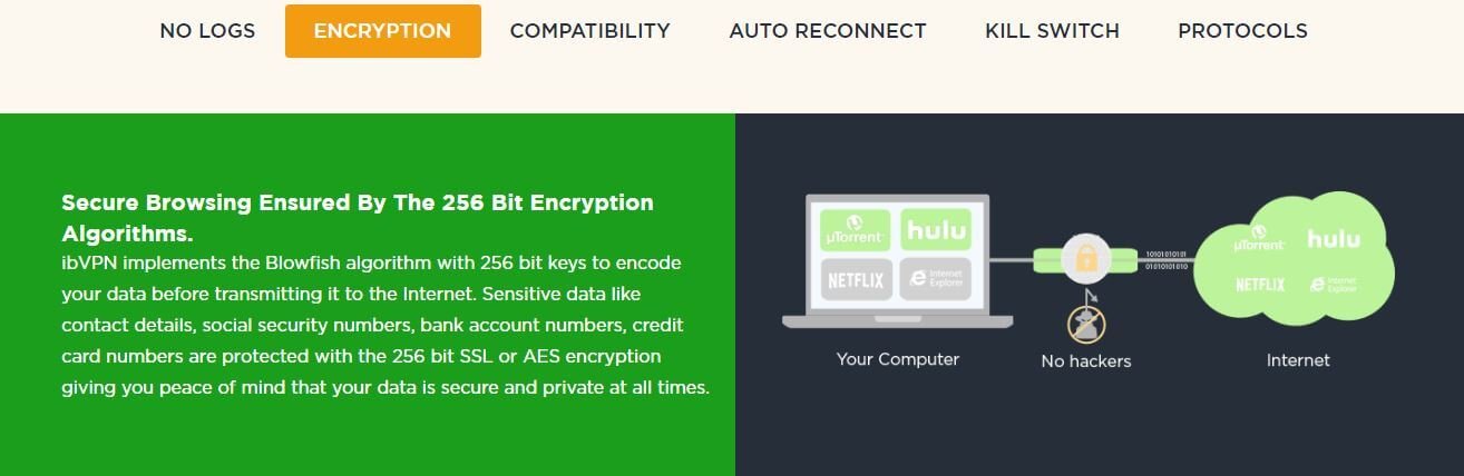 ib vpn review feature encryption