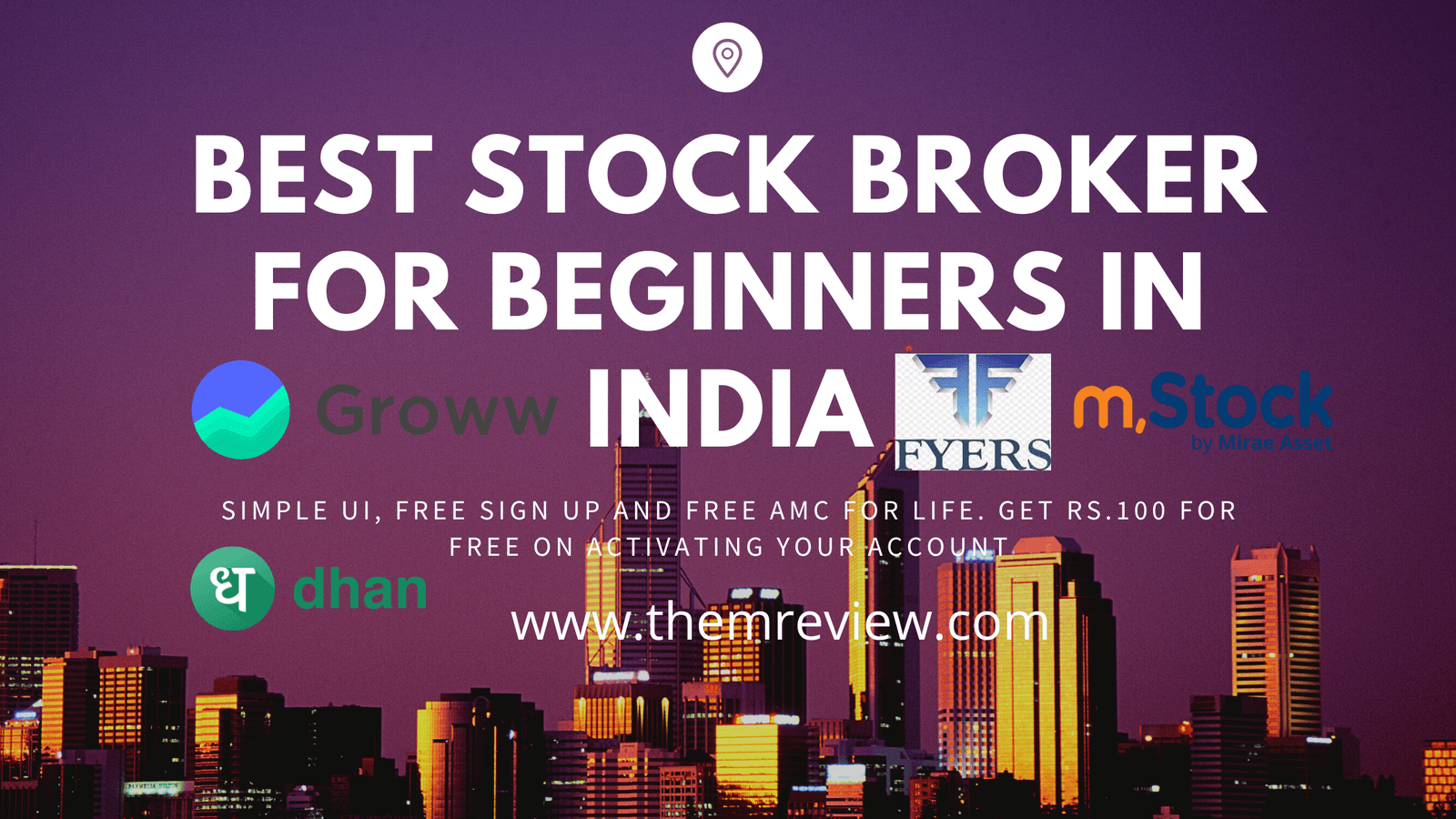 best stock broker for beginners in india